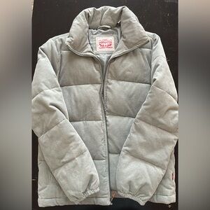 Levi's Light Gray/Green Corduroy Jacket